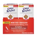 Little Remedies Zuigeling Koorts & Pain Reliever, natuurlijke Berry smaak, 2 Fl Oz (pakket van 2)