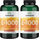 Swanson natuurlijke vitamine E 1000 Iu (671.10 Milligrammen) 250 Sgels (2 Pack)