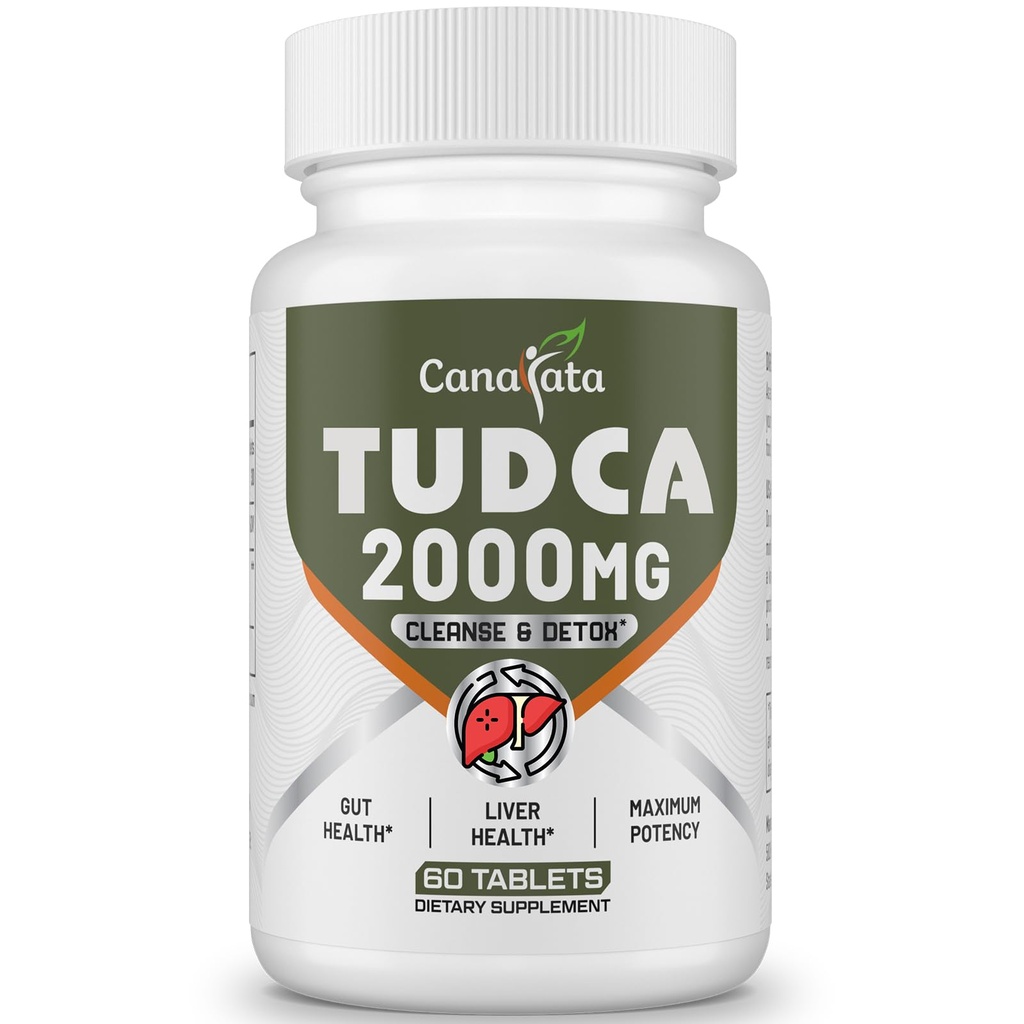 TUDCA Leversupplementen 2000mg - Sterke Bile Zouten Ondersteuning Lever Detox & Reiniging - Lever en galblaas Gezondheid Formule-Eenvoudig doorslikken Tablets-30 Days Supply