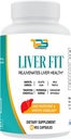 Lever Fit Lever Reiniging, Detox & Reparatie Formule - Natuurlijke lever ondersteuning supplement met melk distel Extract, Phyllanthus Amarus Extract, Picrorhiza Kurrora Extract, 60 capsules