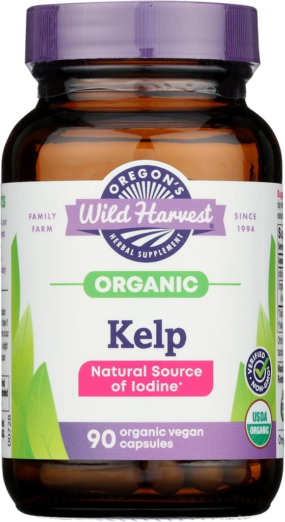 Oregons Wild Harvest Biologische Kelp, 90 CT