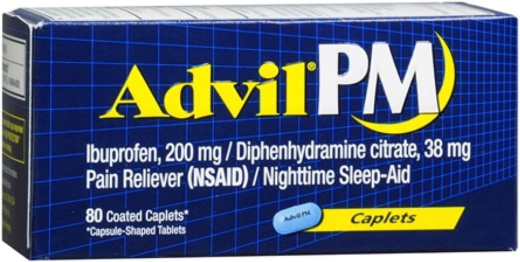 Advil Pm Caplet 80ct Maat 80ct
