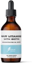 Ultra6 Voeding Liquid Biotin met haarvitaminen - Vitamine C, E, B6 & Organic Coconut Oil - Liquid Biotin for Hair, Skin, Nails and Immunity Ondersteuning