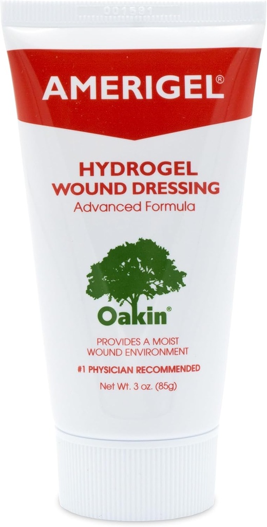 AMERIGEL Hydrogel Wonddressing (3 oz.) - Biedt vocht-Rich Healing Omgeving voor droge wonden