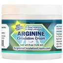 Arginine Circulation Cream 4 oz - Menthol, L Arginine & L Citrulline Lotion - Ondersteunt gezonde been- en lichaamsbloedstroom - hele familieproducten