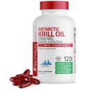 Bronson Antarctic Krill Oil 2000mg with Omega-3s EPA, DHA, Astaxanthin and Phospholipids 120 Softgels