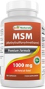 Best Naturals MSM 1000 mg 180 capsules