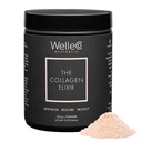 WelleCo The Collageen Elixir, Marine Collageen Peptides Powder with Hyaluronic Acid, Vitamin C, Digestive Enzymes & Silication for Skin, Hair & Nails, Unflavored, 4.23 oz