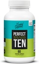 LIVELY VITAMINE CO. Perfecte tien - Anti-Aging & Antioxidant Supplement - Biotine & Lipoïnezuur - Gezond haar, huid, nagels - Energie Boost - Hardere hersenfunctie - Sterkere immuniteit - 60 capsules