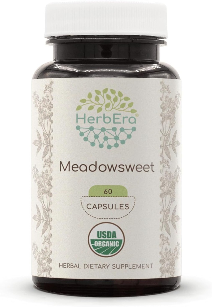 HerbEra Meadowsweet USDA Biologische 60 capsules 