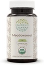 HerbEra Meadowsweet USDA Organic 60 Capsules | Natural Herbal Supplement | Certified Organic Vegetarian Capsules and Organic Meadowsweet (Filipendula ulmaria) Dried Herb (60 Capsules)
