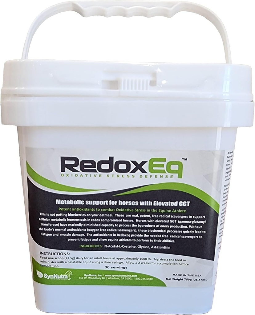 SynNutra Equine RedoxEq- voor verhoogde GGT 100% natuurlijke 30 porties