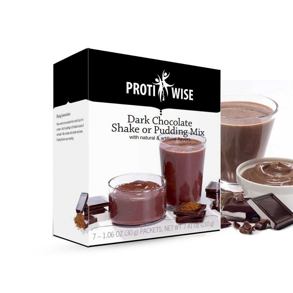 ProtiWise High Protein Shake & Pudding Mix 15g Proteïne, laag vet, lage calorie, lage suiker Glutenvrij KETO 