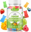softbear 5000mg Creatine Monohydraat Gummies voor mannen Vrouwen, Vegan Creatine HCL Supplement Pre Workout Gummies voor spier Builder Strength Mixed Flavor 60 Tellen