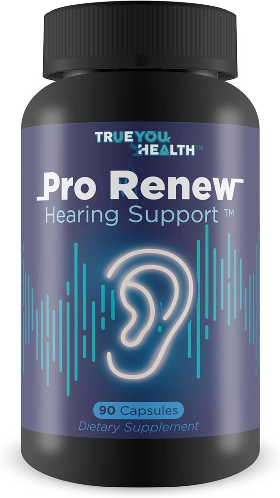 Pro Renew Hearing Support - Bevat vitamine D en antioxidanten ter ondersteuning van binnen- en middenoorgezondheid - Verbeterde circulatie bevorderen - Advanced Hearing Formula for Healthy Hearing
