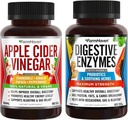 FarmHaven Apple Cider Vinegar Capsules met gember- en spijsverteringsenzymen met 18 Probiotica & kruiden