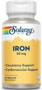 Solaray Iron 50 mg Gezonde circulatie, cardiovasculaire functie & Red Blood Cell Health Support
