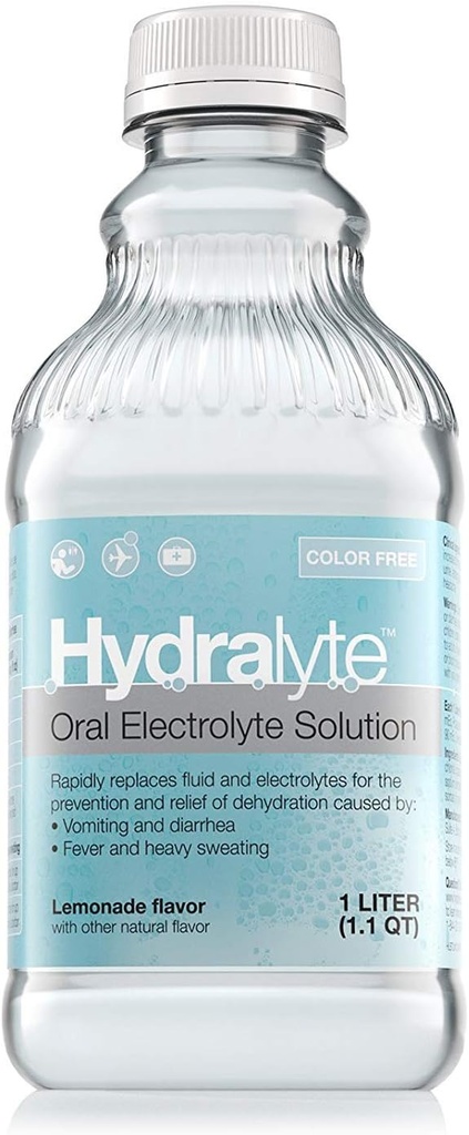 Hydralyte Electrolyte Limonade Liquid 33,8 oz. (2 Pack)