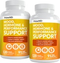 19-in-1 Peruaanse Maca Root Capsules - 9125 mg Ashwagandha Supplementen met Maca Fenegriek & Ginseng (120 capsules), Verpakking van 2