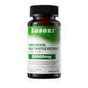 Liver Detox Supplement, 30.000mg Milk Thistle Extract, Kurkuma, Artichoke & Glutathion Ondersteunt de lever Gezondheid & Antioxidant Functie