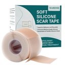 Siliconen Scar Sheets (1.6"x 79" Roll-2M), Siliconen Scar Tape voor Scar Removal Treatment, Herbruikbare Siliconen Scar Strips voor C-sectie, Keloid, Burn, Acne, Chirurgische littekens