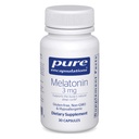 Pure Encapsulations Melatonine 3 mg - Antioxidant Supplement ter ondersteuning van natuurlijke slaap en verlichting van incidentele slapeloosheid - voor natuurlijke slaapondersteuning* - 30 capsules