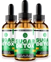 NutraRize (3 Pack) Sugar Detox Drops, SugarDetox Drops, 21-Day Sugar Detox Challenge, All-Natural Liquid Cleanse voor beginners, Premium Blood Formula Gotas Reviews (90 Servings)