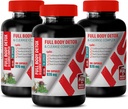 Body Detox and Cleanse for Men - Full Body Detox and Cleanse Complex 920 MG - Burdock Root Milk Thistle - 3 Flessen 300 Capsules