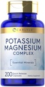 Carlyle Kalium Magnesium Supplement 200 Tellen Niet-GMO en Glutenvrij Complex