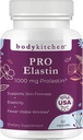Body Kitchen Pro-Elastin, 1000 mg Elastin Supplement, Help Verminderen Tekenen van Veroudering, Verbeterde Huid Gezondheid, Stevigheid & Elasticiteit, Minder rimpels, Veggie Caps, (Pack of 1)