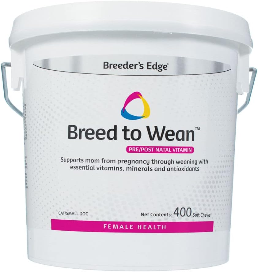 Ras Edge Ras naar Wean, Prenatale en Postnatale Multivitamine voor Honden en Katten, Ondersteunt Zwangere en Verpleegende Moeders, Biedt Antioxidanten, Vitaminen en Mineralen, 100 kt voor Katten en Kleine Honden