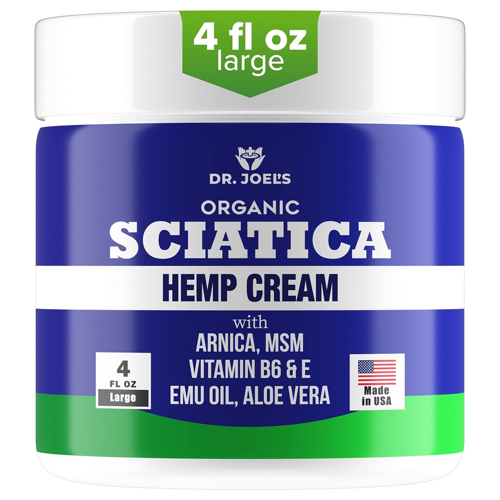 Sciatica Cream - Premium Sciatica Cream - Fast Absorptie & Maximum Relief - 4 oz Large Value Pack - Made in The USA