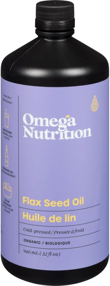 Omega Nutrition Vlaszaadolie, 32-Ounce