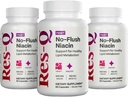 Res-Q No-Flush Niacin (voormalig HDL+) 60 capsules, 3-pack