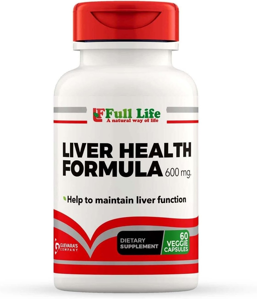 Full Life Liver Health Formula - Dieetsupplement - 60 Veggie Capsules