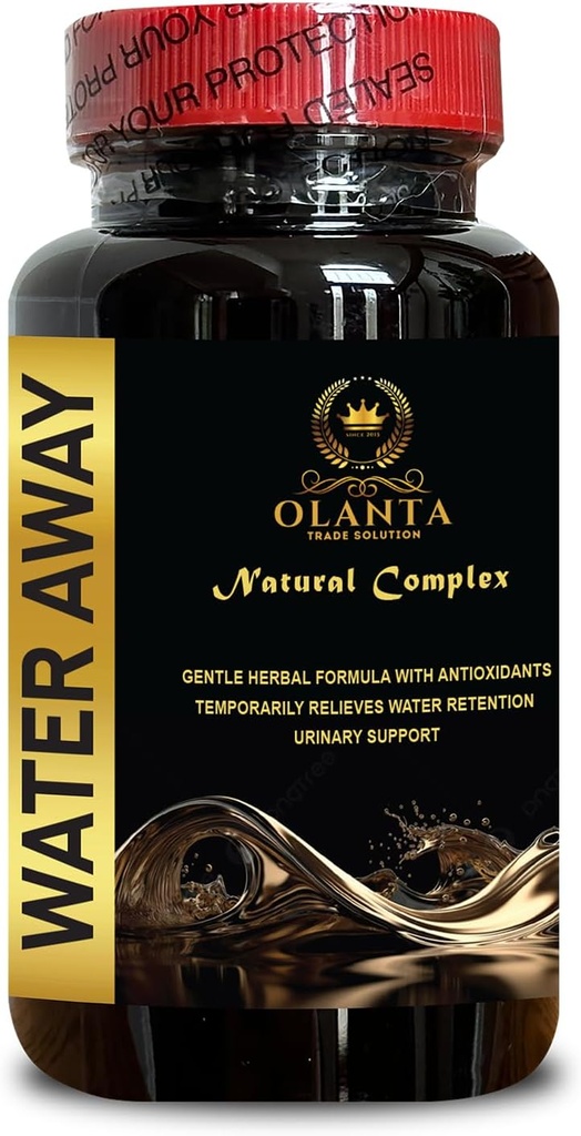 Water Away - Water Pills for Women, Immune Support, Kidney Care, Natural Water Away Pills, Herbal diuretics for Water Retention, Milk Thistle, Cranberry - 1 Bottle