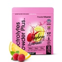 PoederVitamine Elektrolyten Poeder Plus (50 porties) Raspberry Limonade Electrolyte Poeder Zero Calorie Keto, 0 Suiker, Geen Maltodextrine,1000mg Kalium,120mg Calcium,120mg Magnesium, Hydratatiepoeder