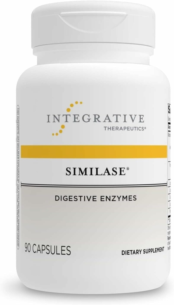Integrative Therapeutics Similase - Digestive Enzyme Supplement for Adults - Supports Digestion and Assimilation of Nutrients* - Dairy-Free & Vegan - 90 Count (45 Servings)