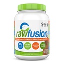 Rawfusion- Vegan Protein Powder, Natural Chocolate - 30 porties, 21 g plantaardige eiwitten, Low Net Carbs, Non-Dairy, Gluten/Lactose Free, Soy Free, Kosher, Non-GMO, 2lbs Pound