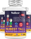 NuBest Tall Kids - Peuter Vitaminen en Kids Vitaminen voor de leeftijd 2 tot 9 - Ondersteuning bot sterkte, algemene gezondheid en immuniteit - dierlijke vormen - 270 Kauwbare Berry Tablets
