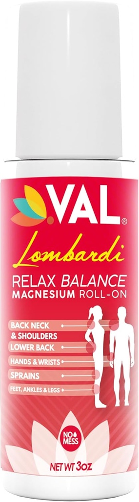 VAL Magnesium Roll-On for Joint & Muscle Relief 