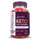 Justified Laboratories Proton Protein Keto ACV Gummies Advanced Formula 1000MG Proton Keto Gummies Apple Cider Vinegar Boost Geformuleerd met Granaatappel Beet Juice Powder B12 Vegan Non GMO 60 Gummys