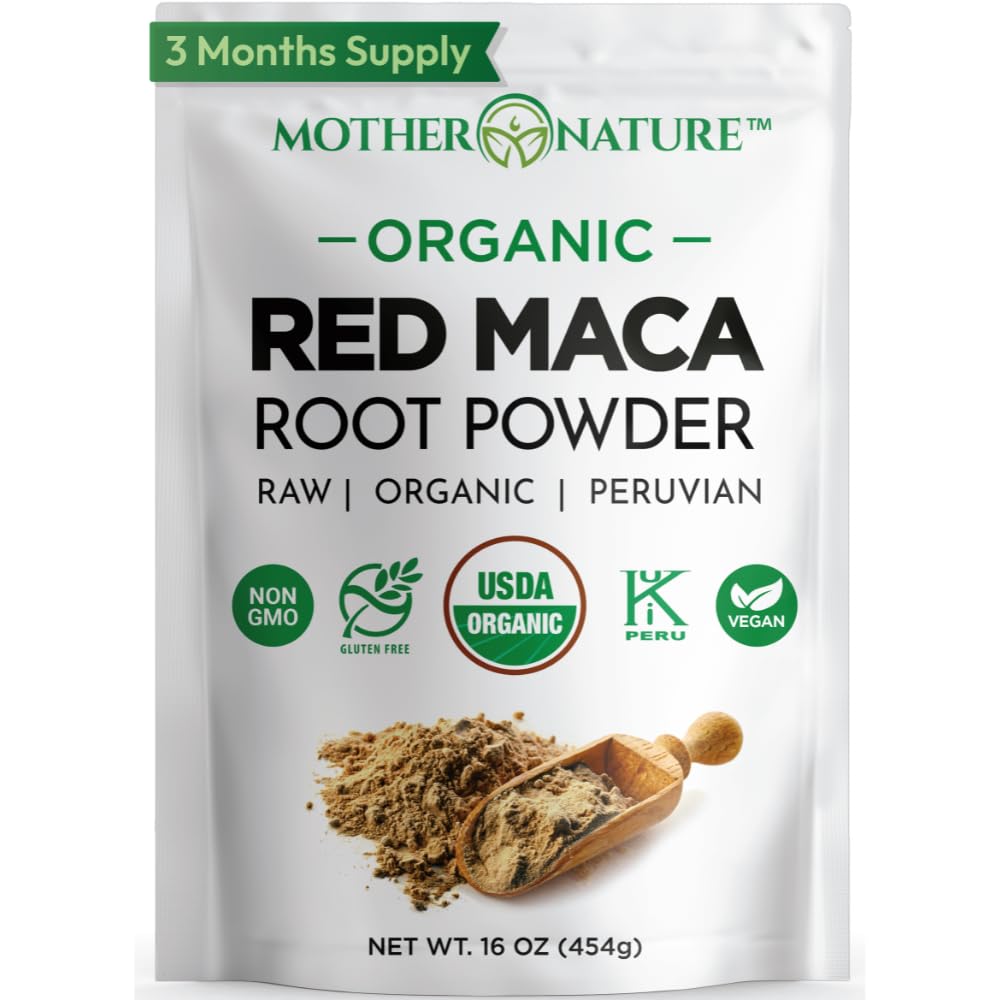 Biologische, Raw Peruaanse Red Maca Root Powder 