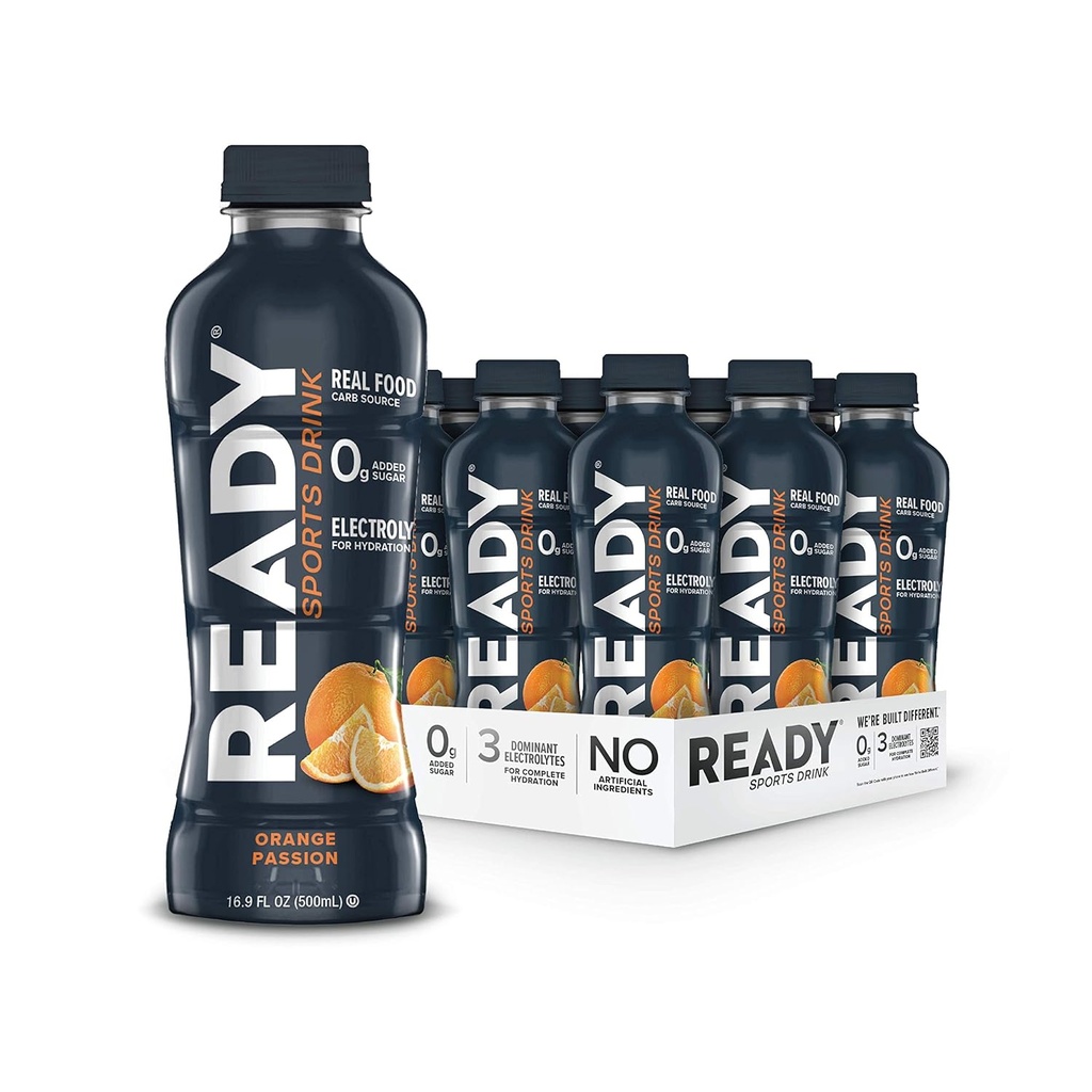 Ready® Sport Drinken Elektrolyt Hydration met Super Fruit Carbs, B Vitaminen & No Added Sugar 