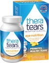 TheraTears 1200mg Omega 3 Supplement voor Eye Nutrition, Biologische Vlaszaad triglyceride Visolie en Vitamine E, 90 Tel.
