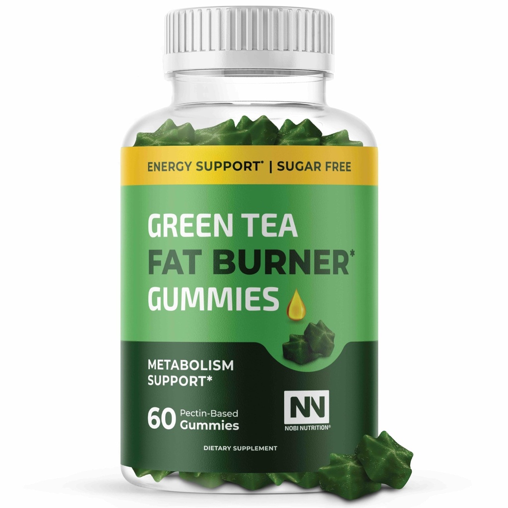 Groene thee vet brander Gummy's voor gewichtsverlies 