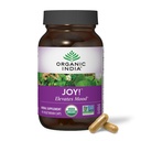 ORGANISCHE INDIA Joy Herbal Supplement - Immune Support, bevordert geheugen & concentratie, Veganistisch, Glutenvrij, Kosher, USDA Certified Organic, Non-GMO, Calming - 90 Capsules