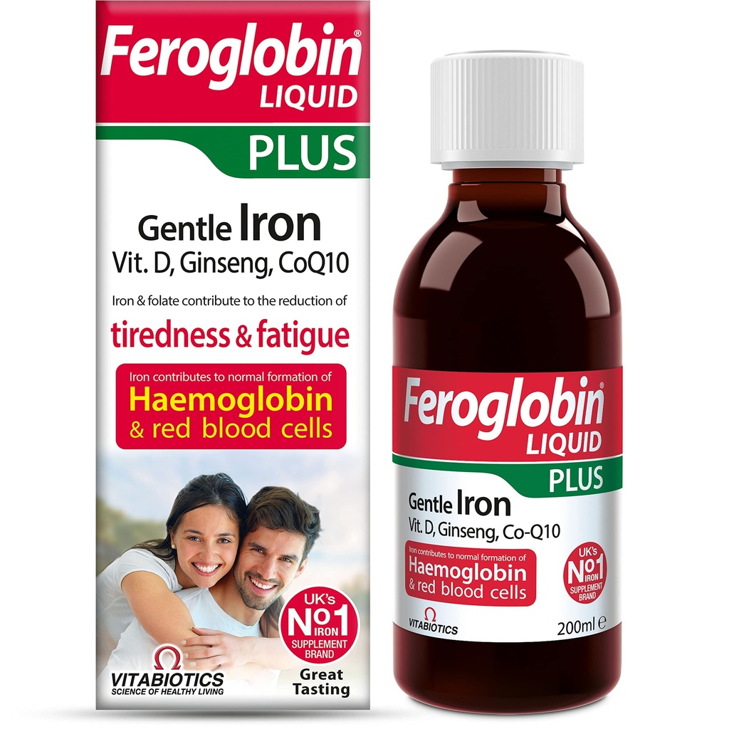 Vitabiotica Feroglobine 200ml Plus vloeibaar