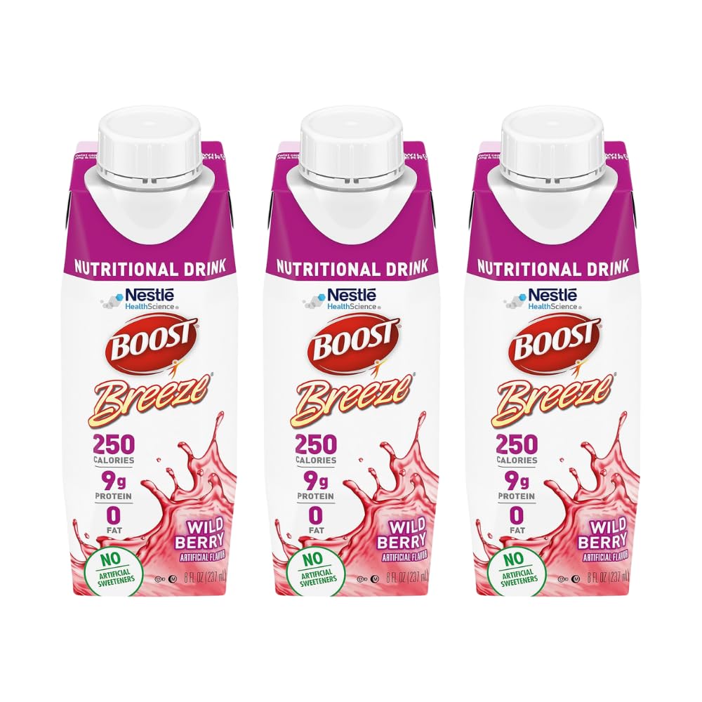 Boost Breeze Nutritional Drink Wildberry, 8 Fl Oz (pakket van 3)