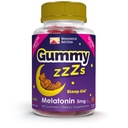 Gummy ZZZs Melatonine - Slaap Gummies 5 mg - Aardbei Smaak - 90 Tellen - Vegan-Vriendelijk, Gelatine en Gluten Vrij - Halal en Kosher Gecertificeerd - Nacht Gummies voor mannen en vrouwen
